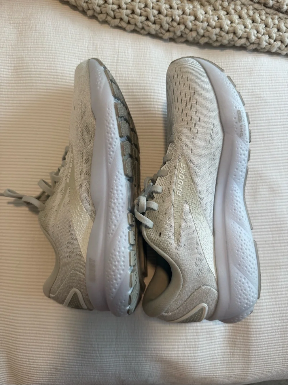 Women’s Brooks Ghost 16 White Lightweight Running Sneaker